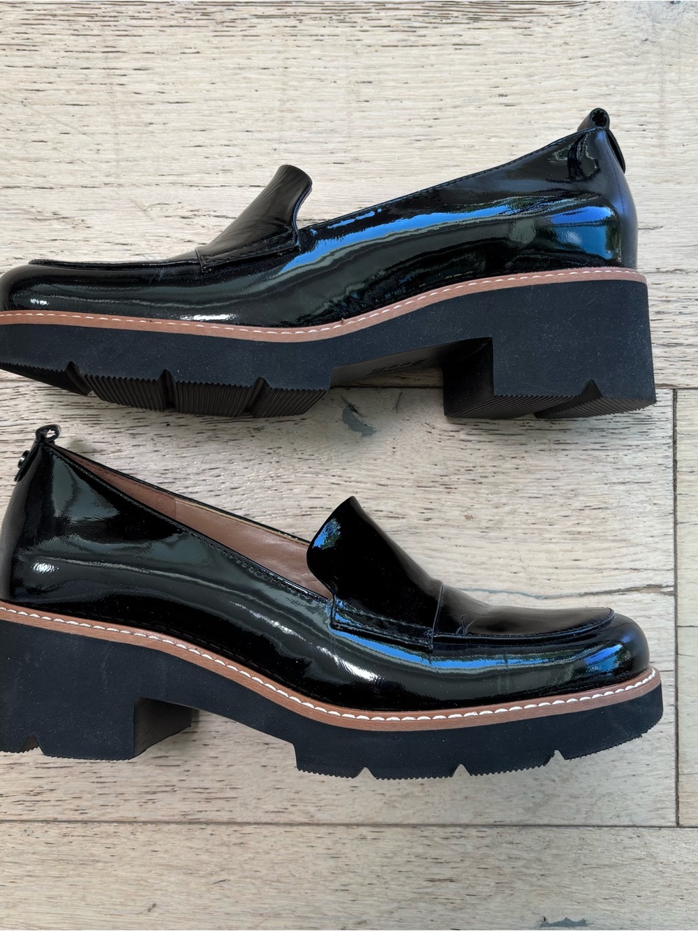 Naturalizer Black Patent Leather Loafers